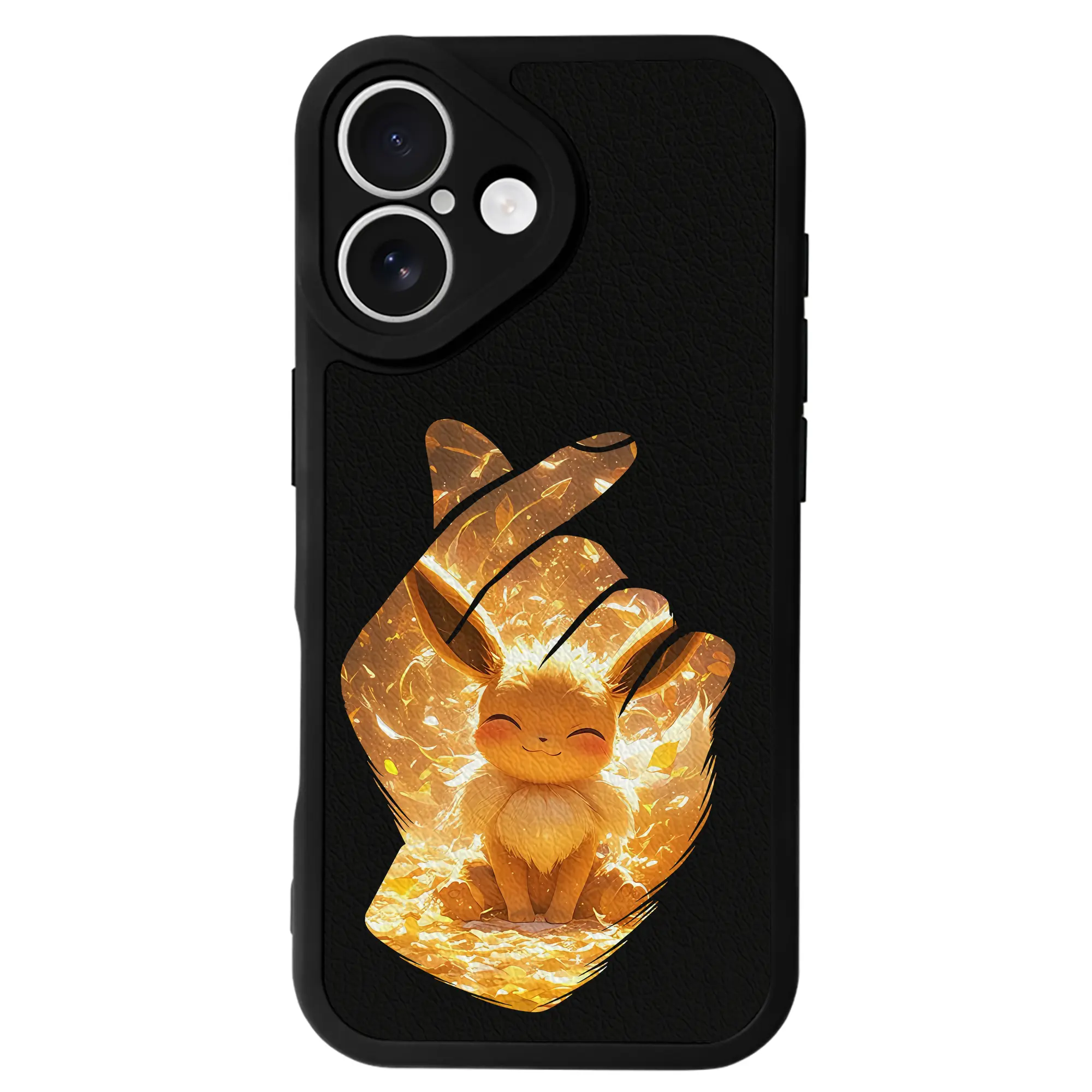 ポケモン グッズ,イーブイ - IPhone 16シリーズ対応 ・ シリコンスマホケース ・ レザー調 ・ 高精度フィット ・ 耐衝撃 ・ ワイヤレス充電対応 ・ 精密カット